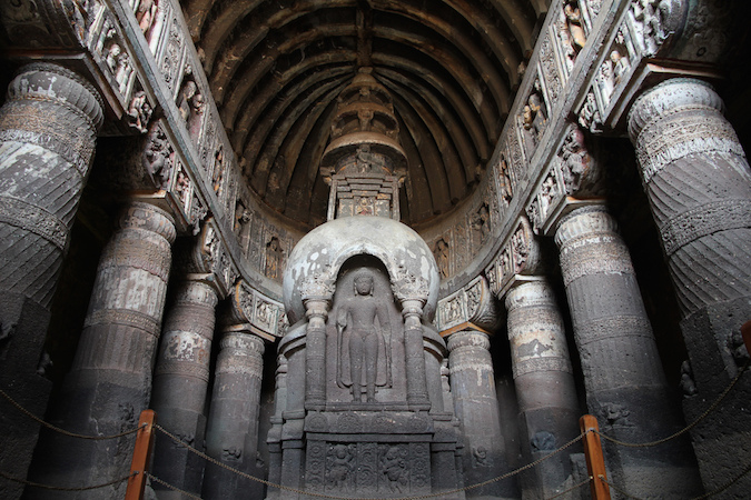Ajanta, Cave 19 (interior) (photo: Kirk Kittell, CC BY-NC 2.0)
